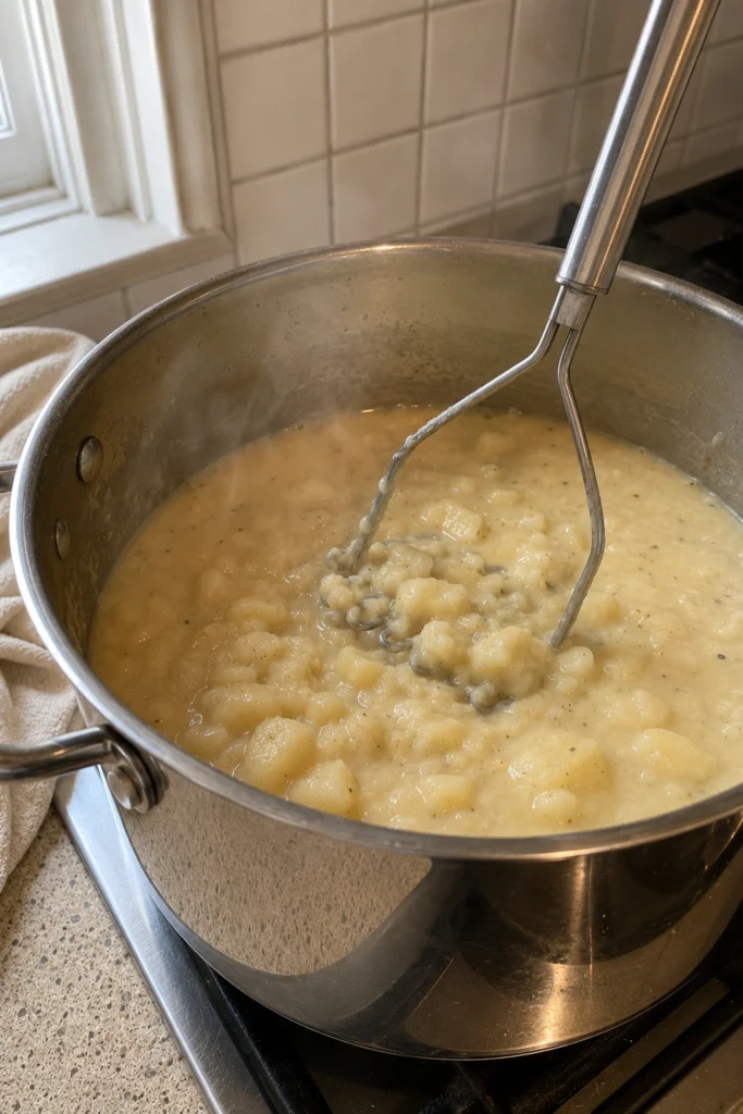 Creamy Potato Soup process