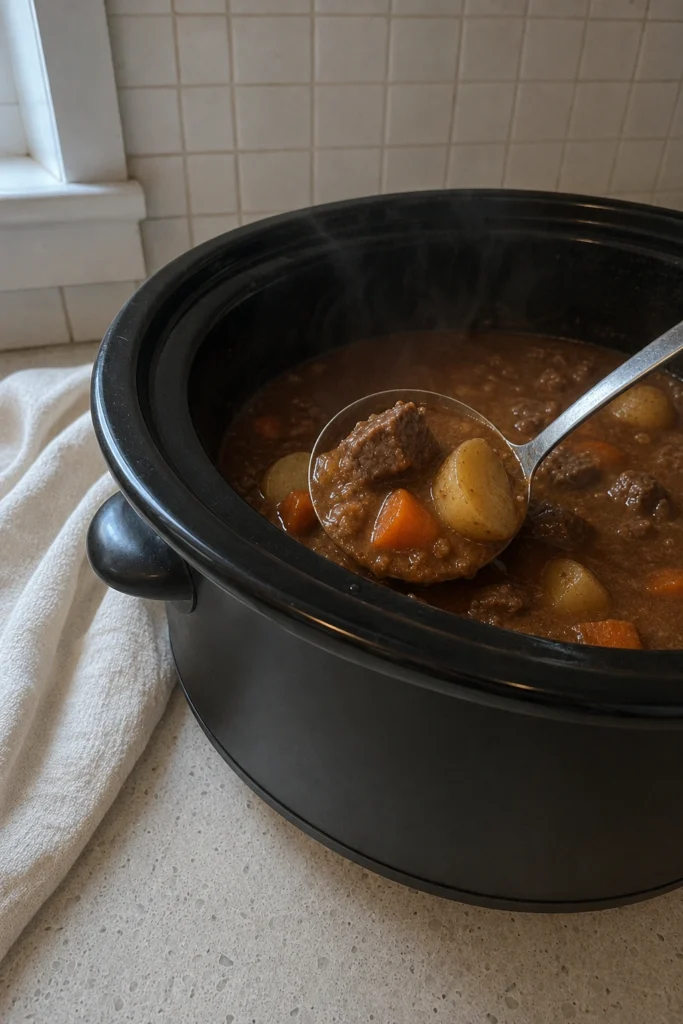 Crockpot Beef Stew process