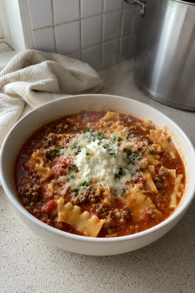 Lasagna Soup final shot