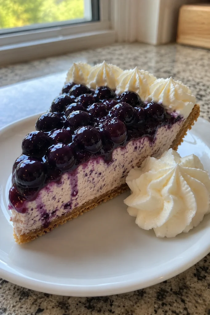 Blueberry Cream Pie