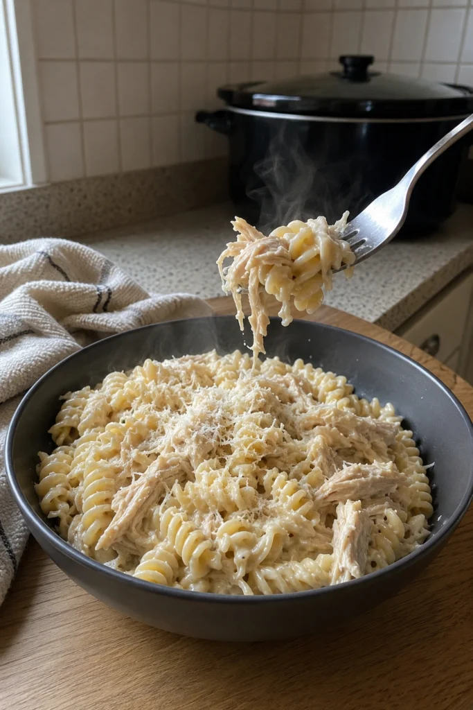 Garlic Parmesan Chicken Pasta hero shot