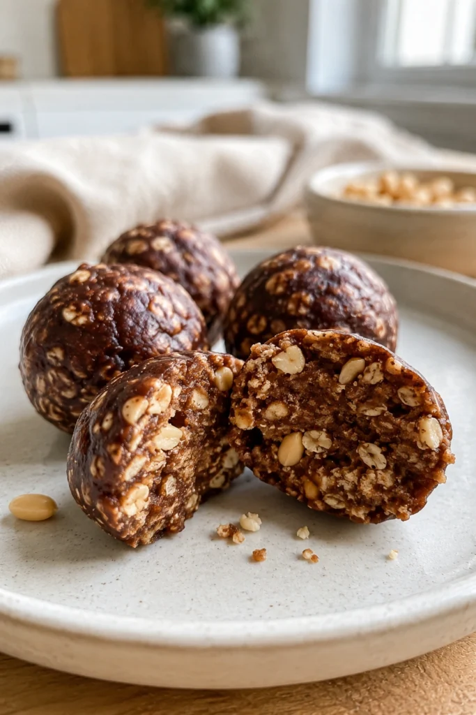 Chocolate Peanut Butter Protein Balls