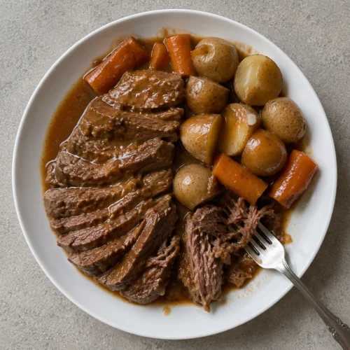 Crockpot Pot Roast finak shot