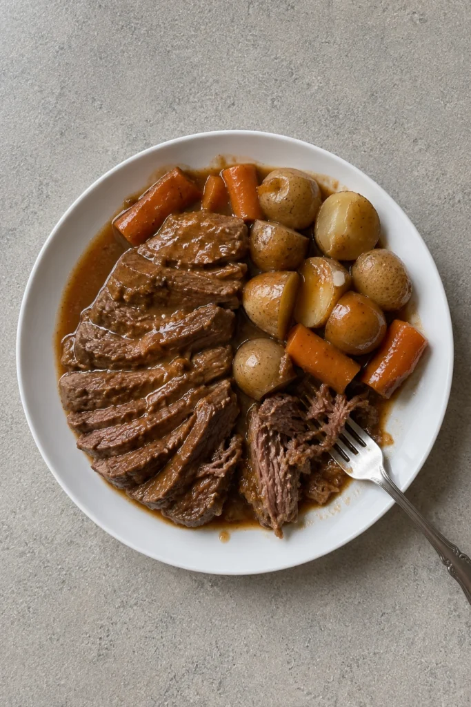Crockpot Pot Roast finak shot