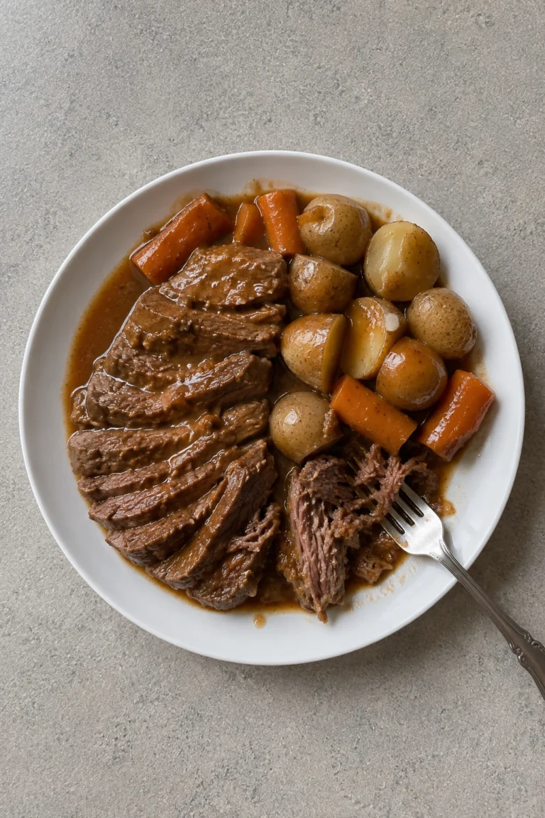 Crockpot Pot Roast finak shot