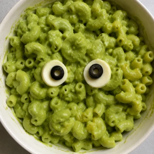 Monster Green Mac and Cheese final shot