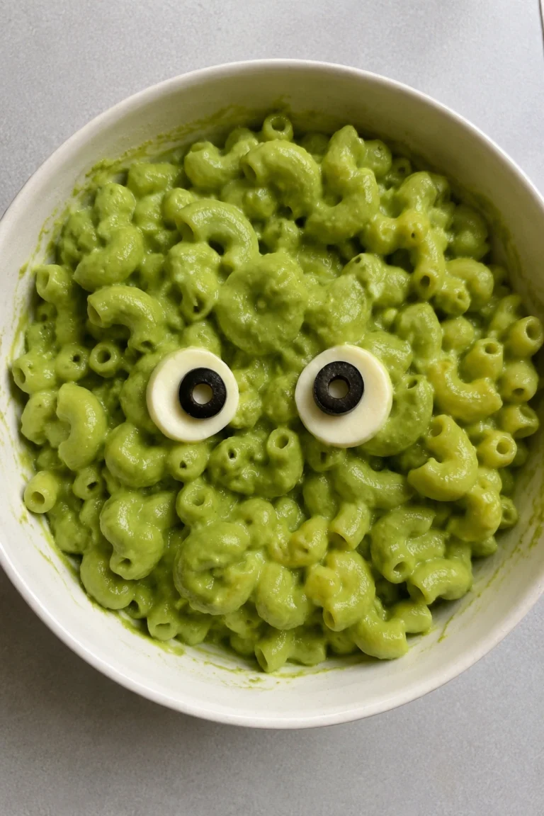 Monster Green Mac and Cheese final shot
