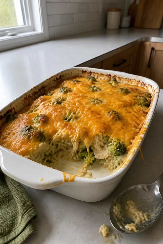 Chicken Broccoli Rice Casserole hero shot