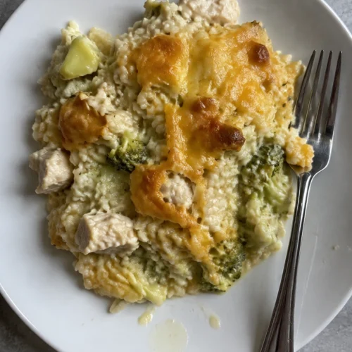 Chicken Broccoli Rice Casserole final shot