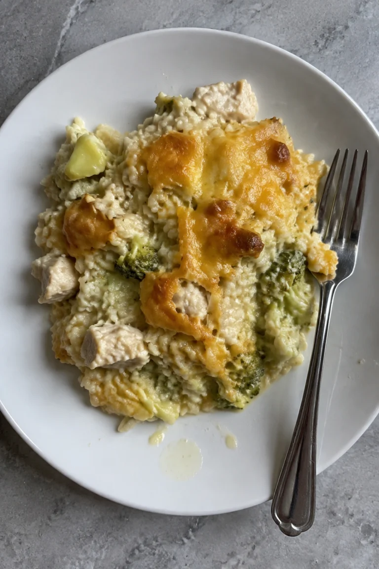 Chicken Broccoli Rice Casserole final shot