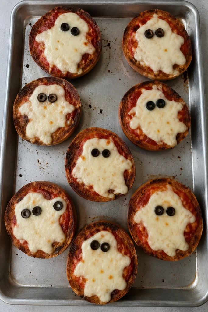 Ghost Pizza Bagels final shot