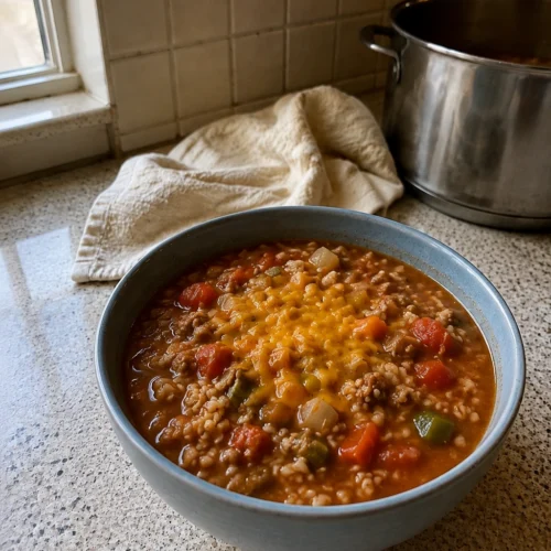 Stuffed Pepper Soup hero shot