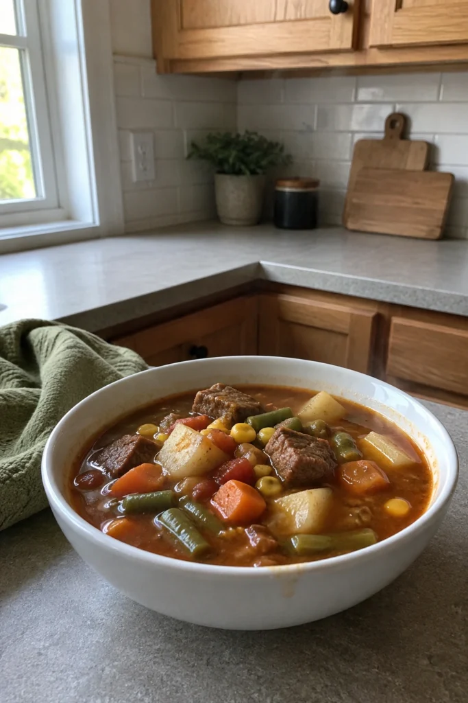 Vegetable Beef Soup hero shot