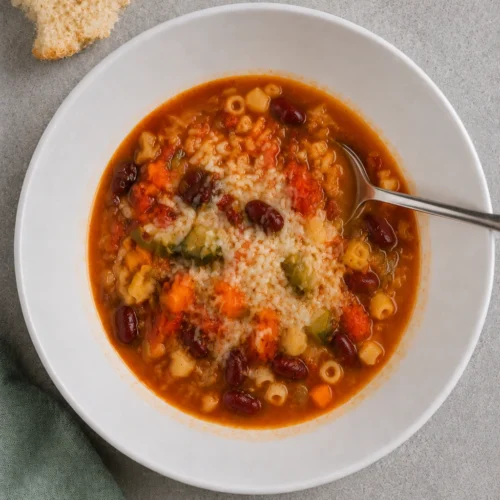 Minestrone Soup final shot