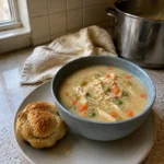 Creamy Chicken Pot Pie Soup final shot