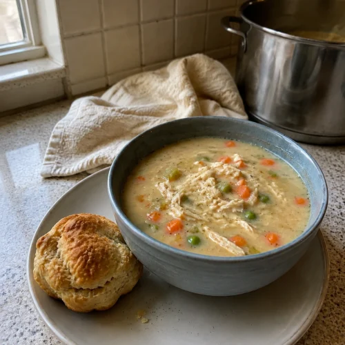 Creamy Chicken Pot Pie Soup final shot