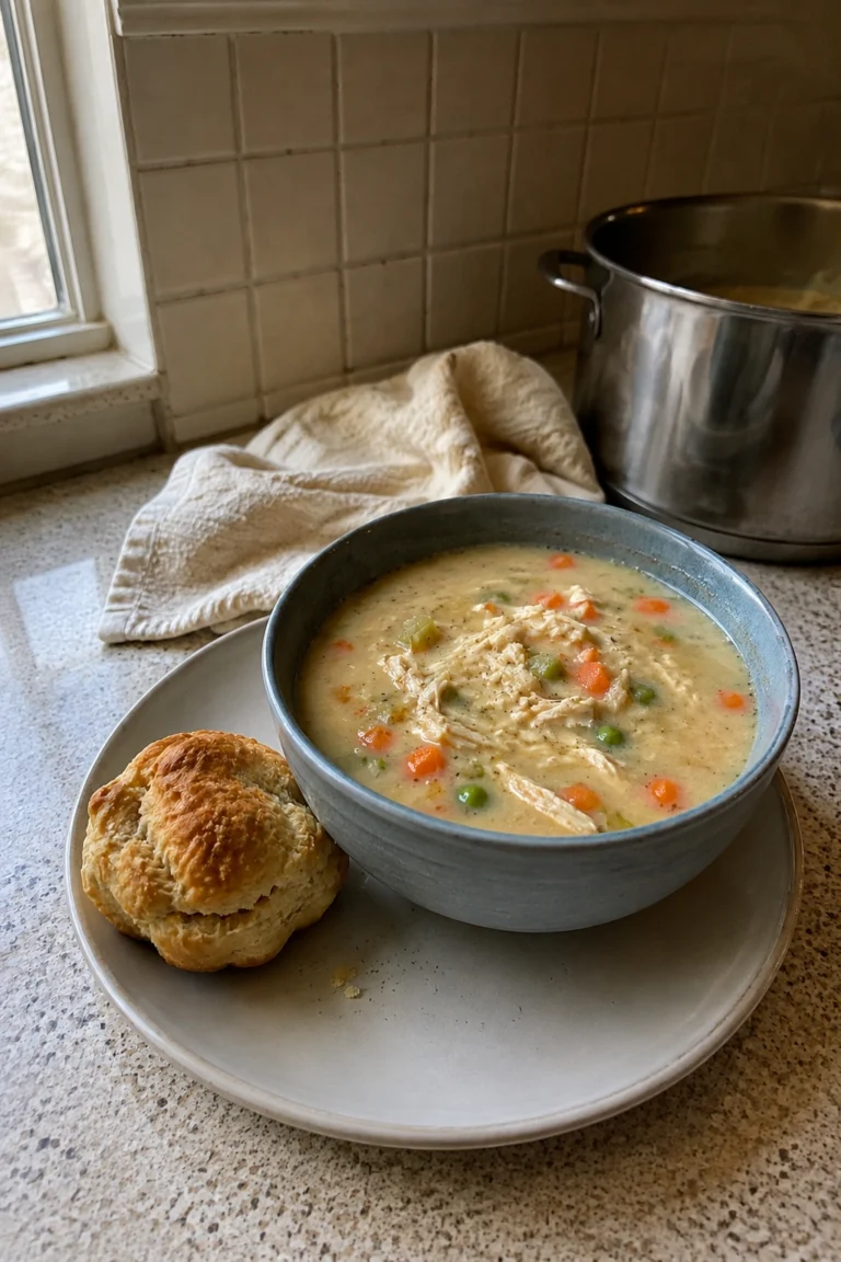 Creamy Chicken Pot Pie Soup final shot