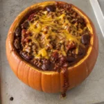 Chili in a Pumpkin Bowl final shot