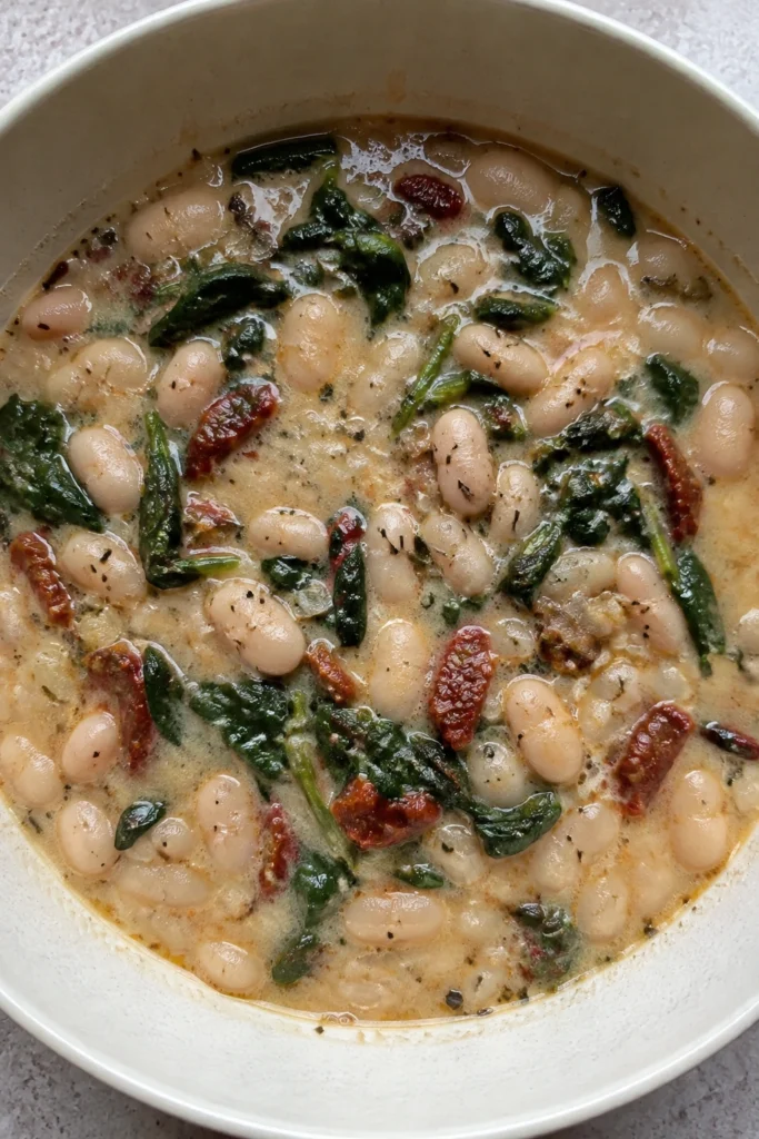 Tuscan White Bean Soup final shot