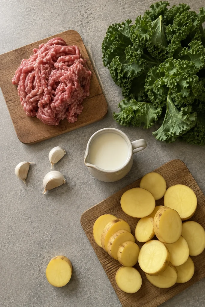 Zuppa Toscana Soup ingredients