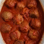 Crockpot Meatballs final shot