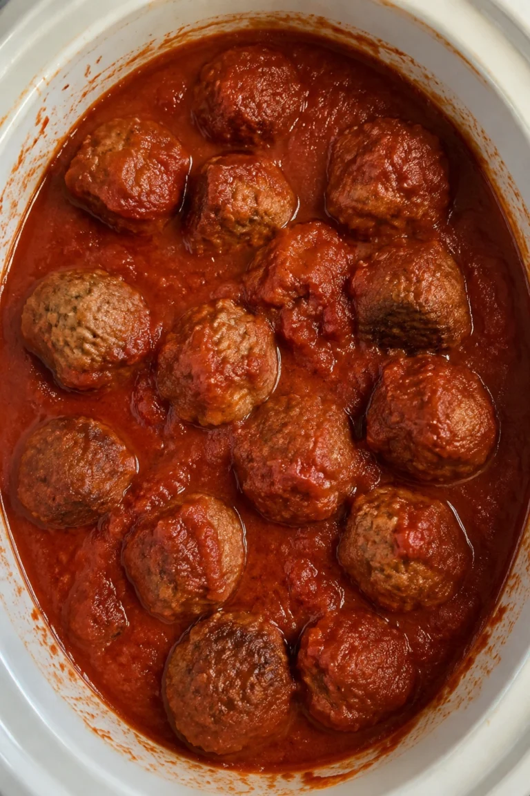 Crockpot Meatballs final shot