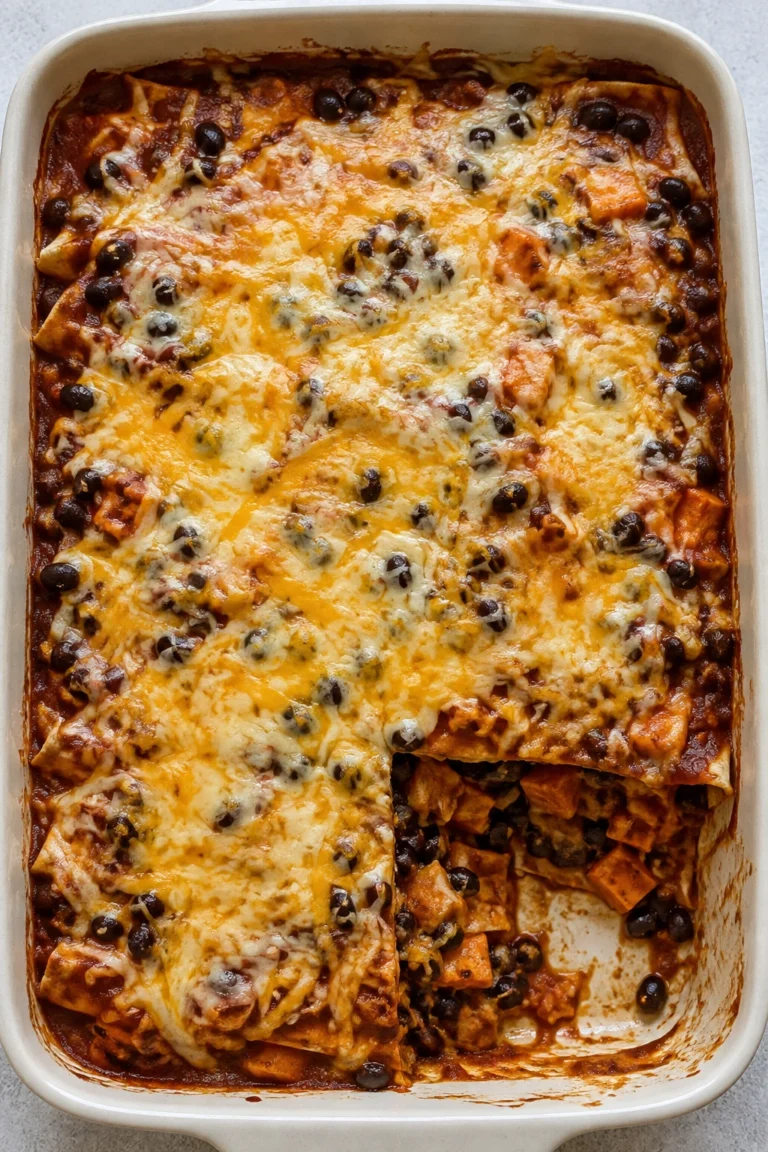 Sweet Potato Enchilada Casserole final shot