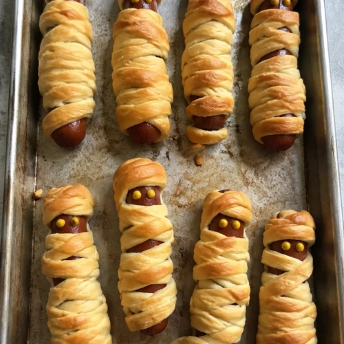 Mummy Hot Dogs final shot