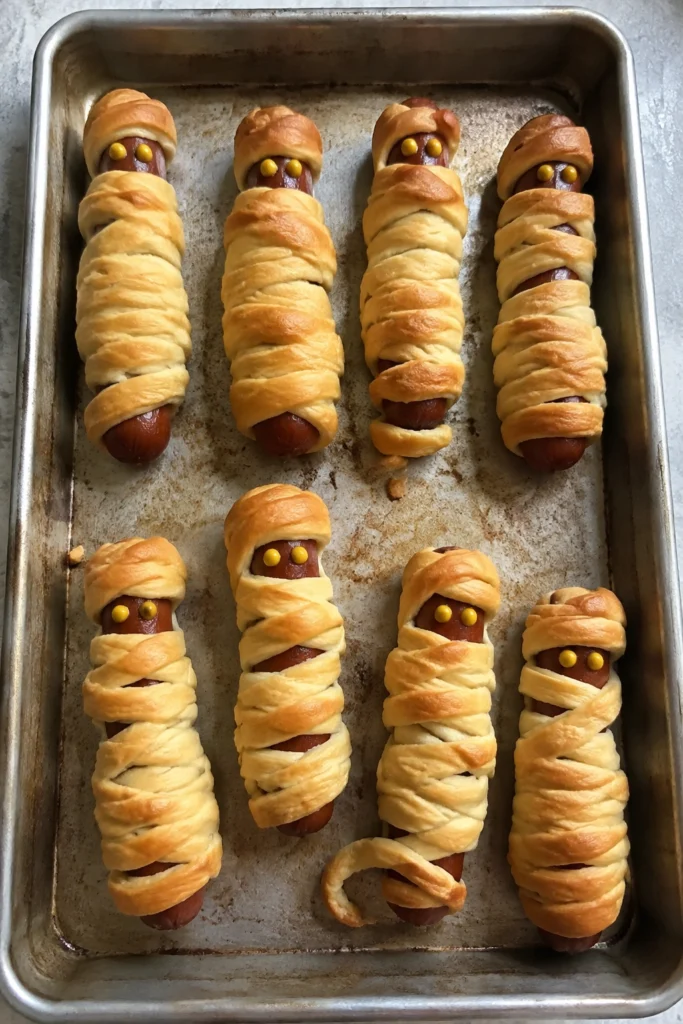 Mummy Hot Dogs final shot