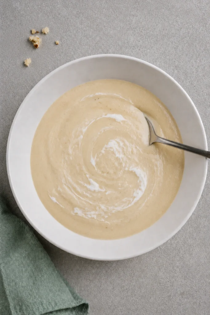 Creamy Roasted Cauliflower Soup final shot