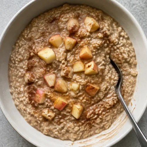 Crockpot Apple Cinnamon Oatmeal final shot