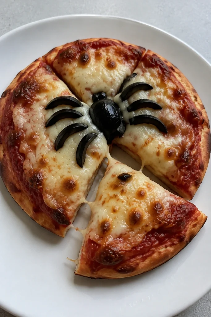 Spooky Halloween Pizza hero shot