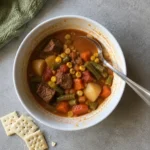 Vegetable Beef Soup final shot