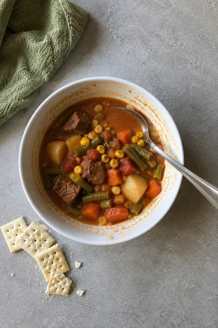 Vegetable Beef Soup final shot
