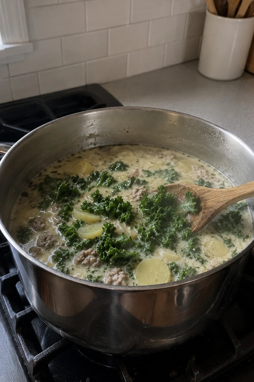Zuppa Toscana Soup process