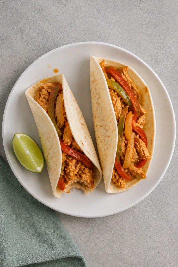Crockpot Chicken Fajitas final shot