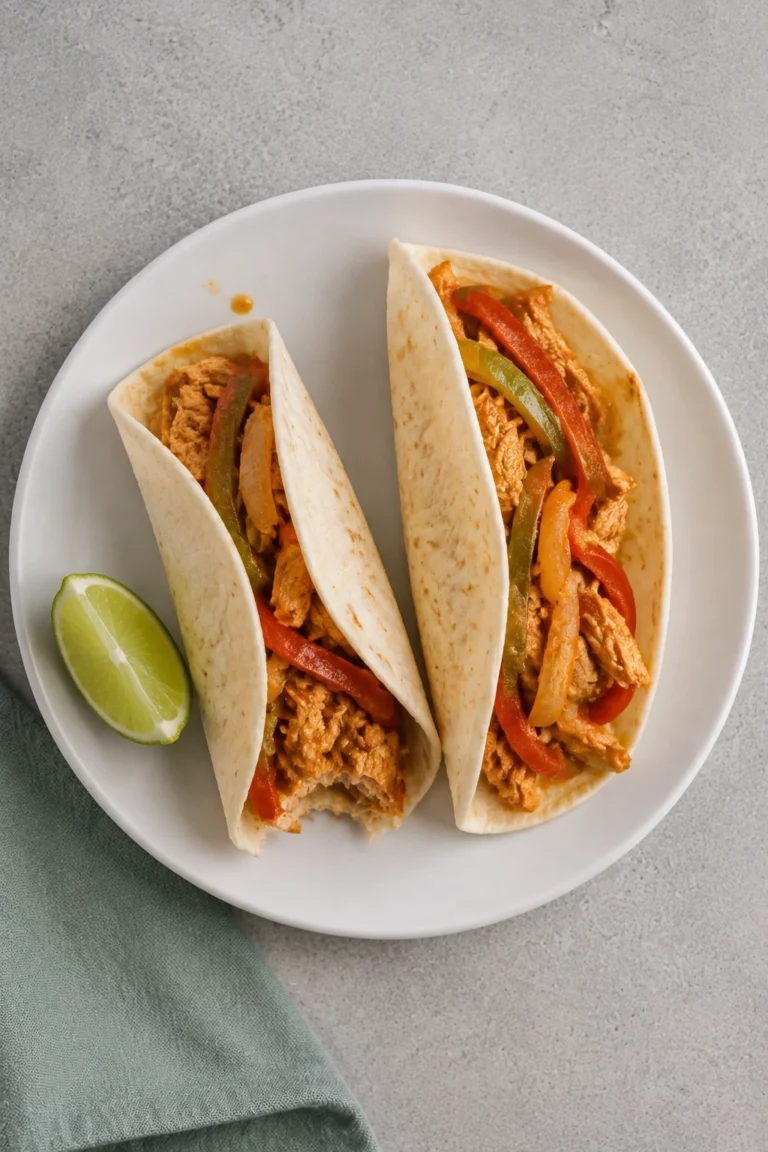 Crockpot Chicken Fajitas final shot