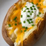 Crockpot Baked Potatoes hero shot