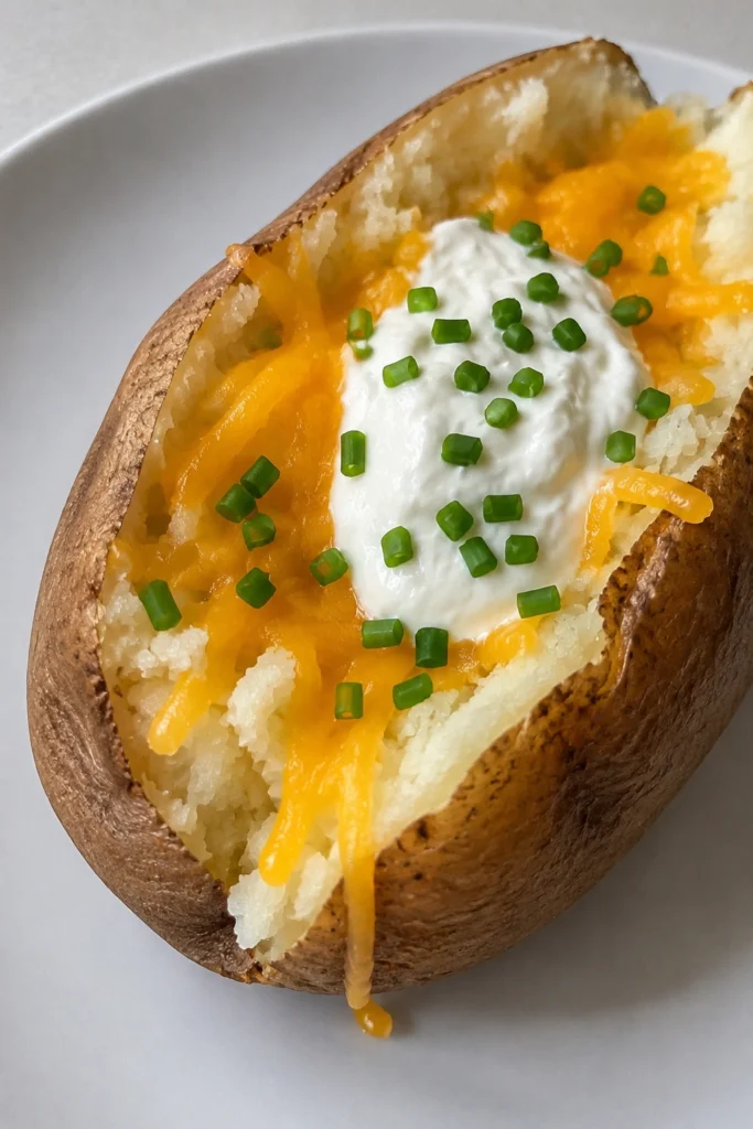 Crockpot Baked Potatoes hero shot